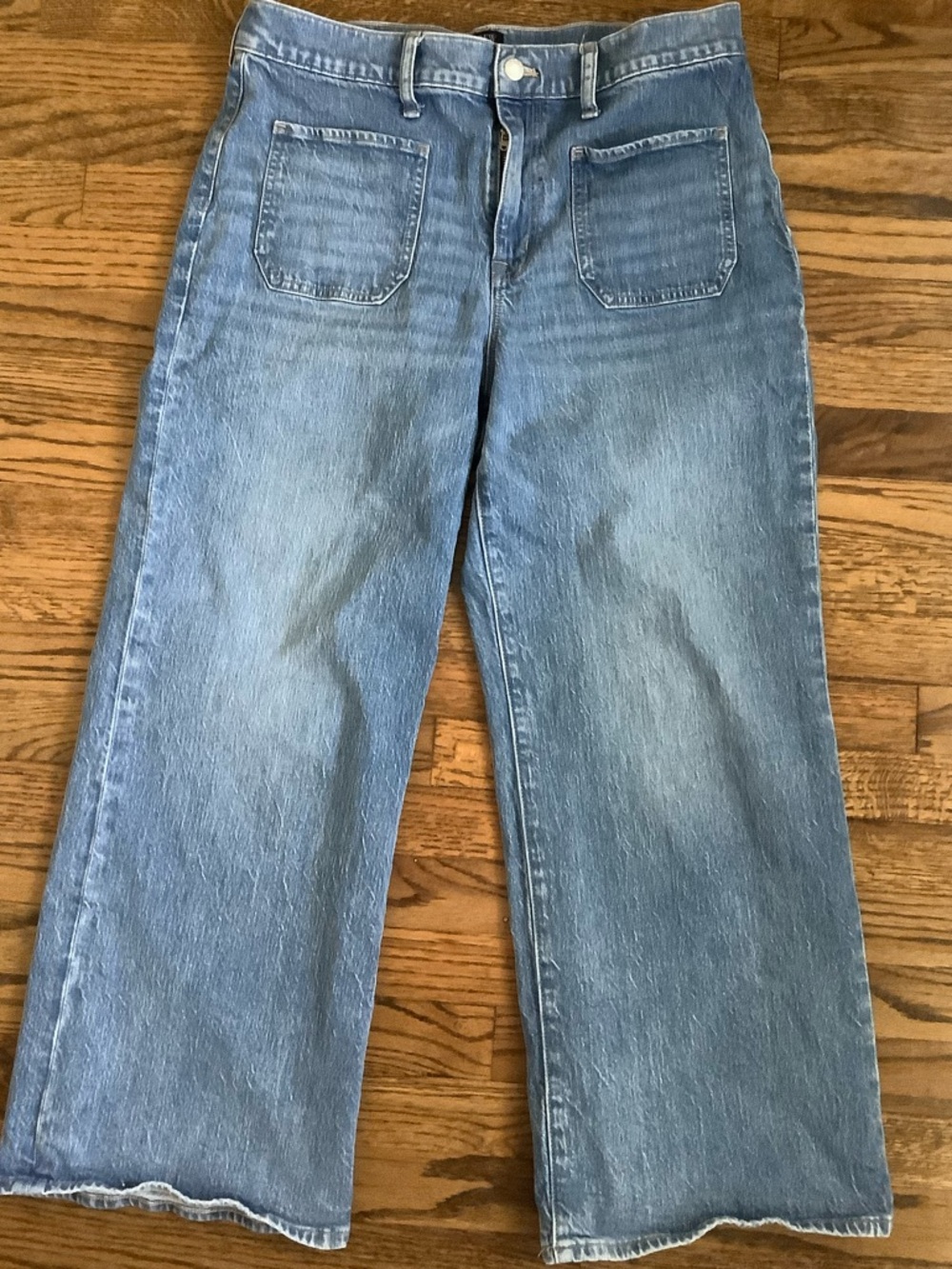 J. Crew Wide-Leg Crop Jeans
